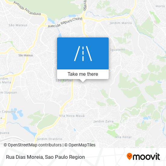 Mapa Rua Dias Moreia