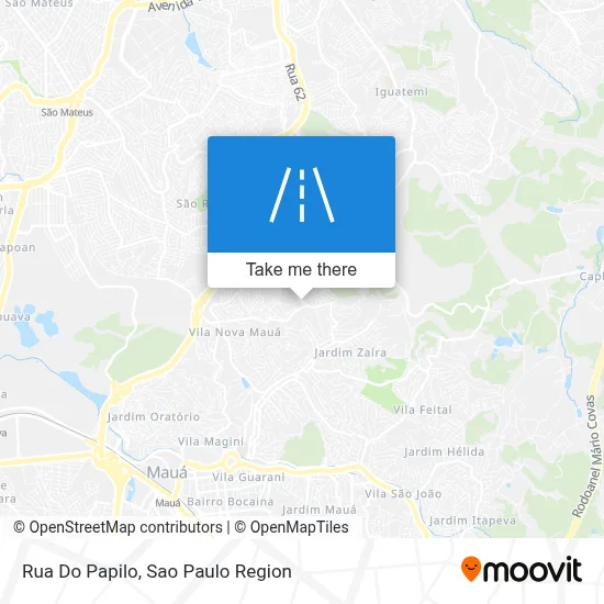 Rua Do Papilo map