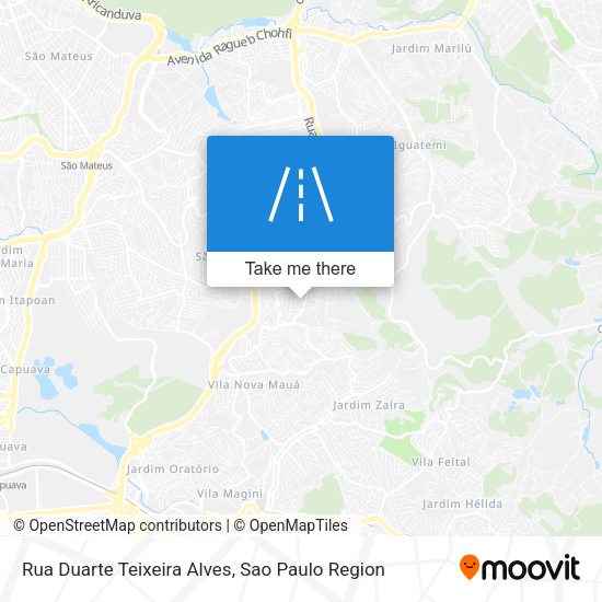 Rua Duarte Teixeira Alves map