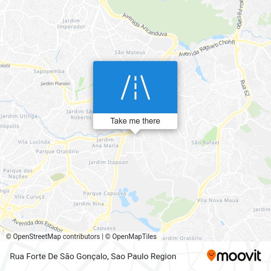 Rua Forte De São Gonçalo map