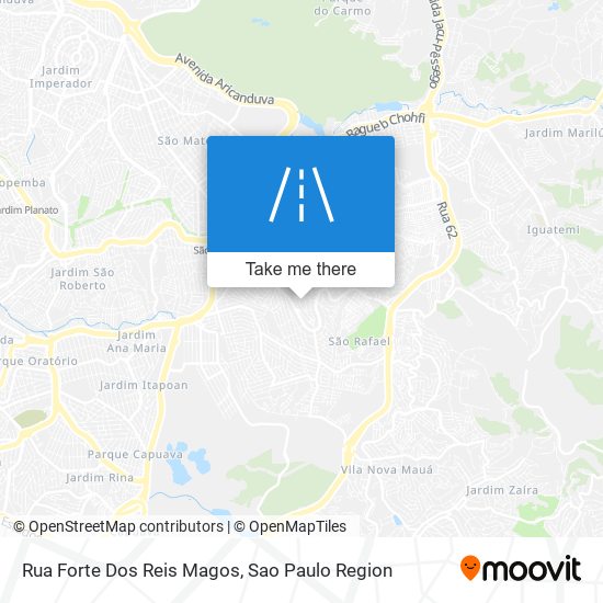 Rua Forte Dos Reis Magos map