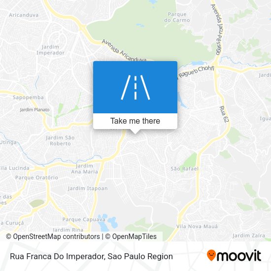 Rua Franca Do Imperador map