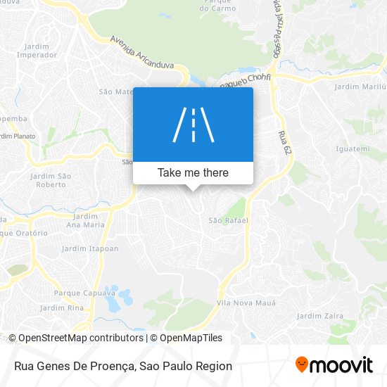 Rua Genes De Proença map