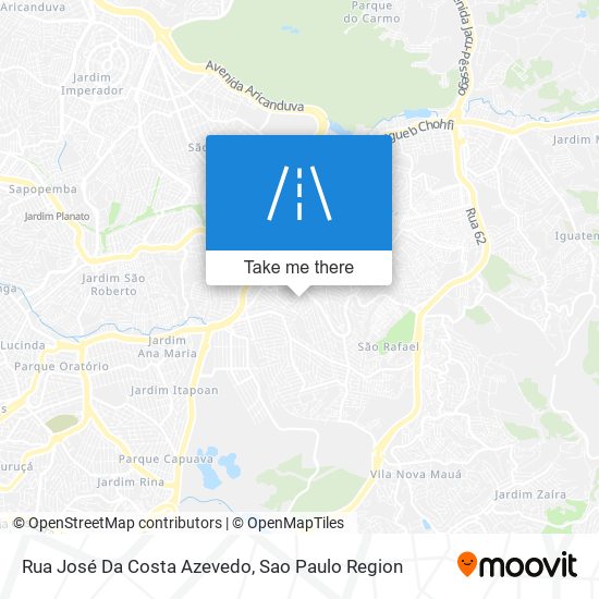 Mapa Rua José Da Costa Azevedo