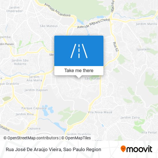 Rua José De Araújo Vieira map