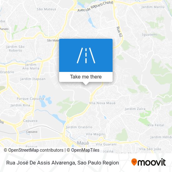 Rua José De Assis Alvarenga map