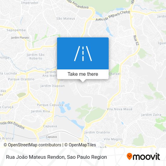 Rua João Mateus Rendon map
