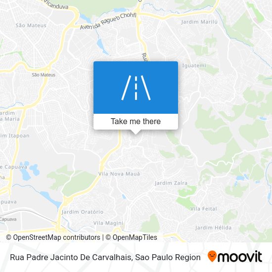 Rua Padre Jacinto De Carvalhais map