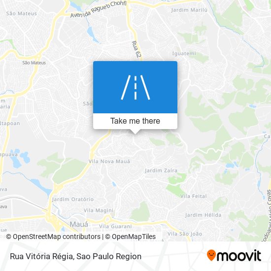 Rua Vitória Régia map