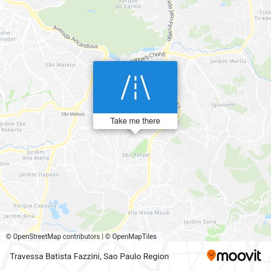 Travessa Batista Fazzini map
