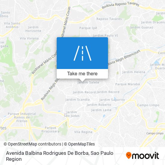 Avenida Balbina Rodrigues De Borba map