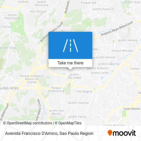 Avenida Francisco D'Amico map