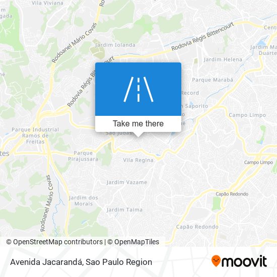 Avenida Jacarandá map