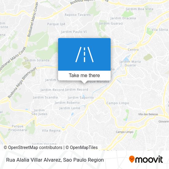 Rua Alalia Villar Alvarez map