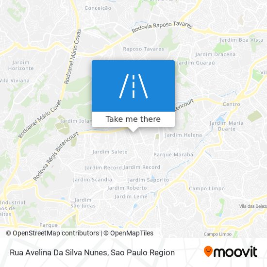 Mapa Rua Avelina Da Silva Nunes