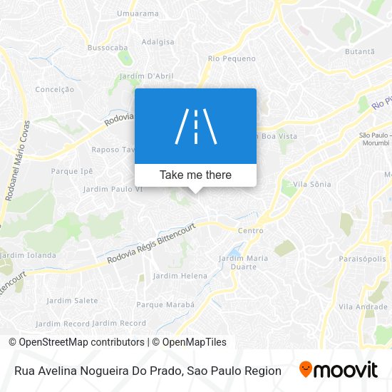 Rua Avelina Nogueira Do Prado map