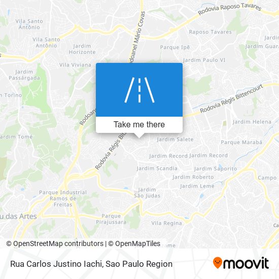 Rua Carlos Justino Iachi map