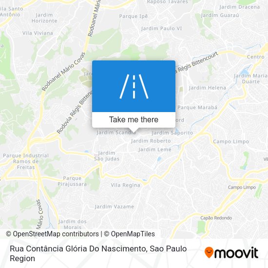 Rua Contância Glória Do Nascimento map