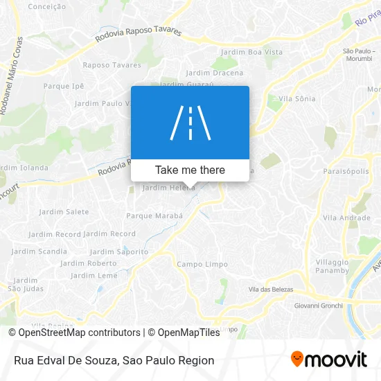 Rua Edval De Souza map