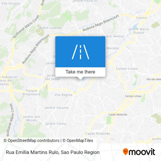 Rua Emília Martins Rulo map