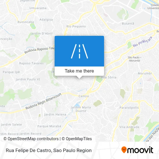Rua Felipe De Castro map
