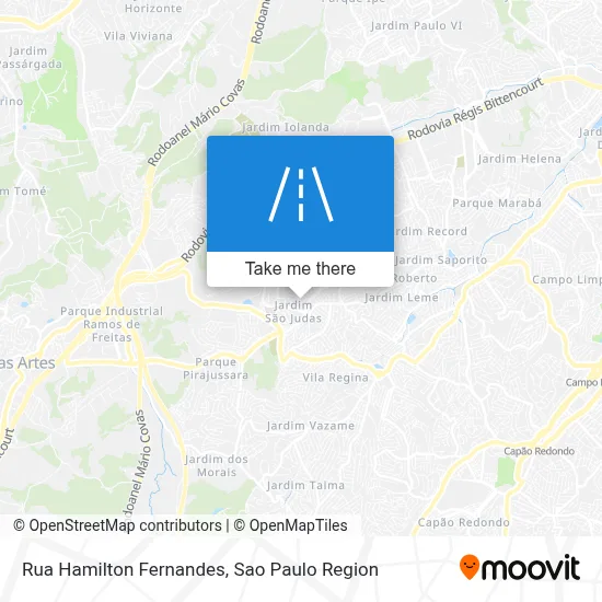Rua Hamilton Fernandes map