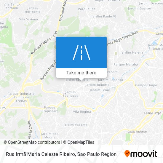 Rua Irmã Maria Celeste Ribeiro map