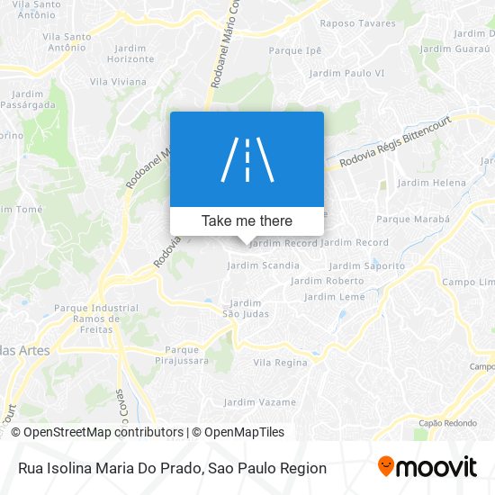 Rua Isolina Maria Do Prado map