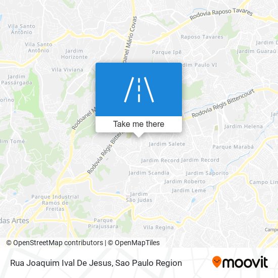 Mapa Rua Joaquim Ival De Jesus