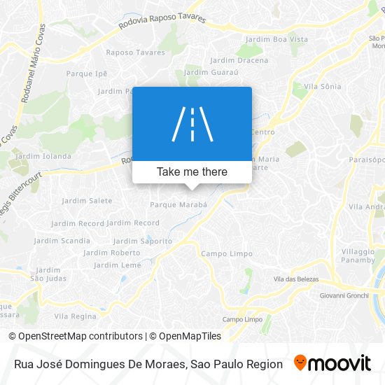 Rua José Domingues De Moraes map