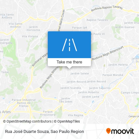 Rua José Duarte Souza map