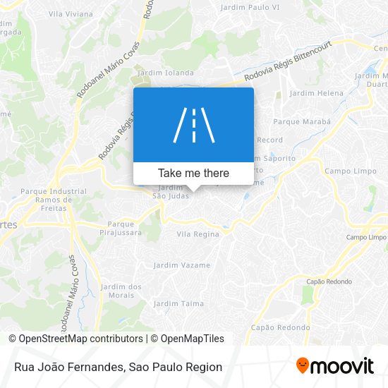 Rua João Fernandes map