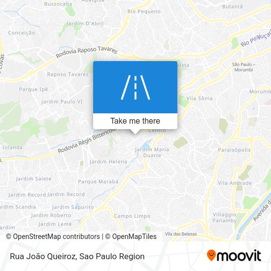 Rua João Queiroz map