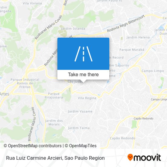 Rua Luiz Carmine Arcieri map