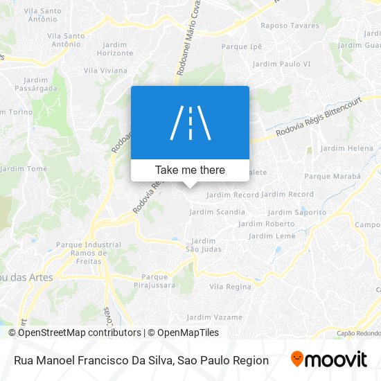 Rua Manoel Francisco Da Silva map