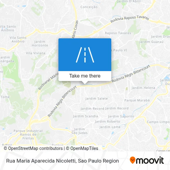 Rua Maria Aparecida Nicoletti map