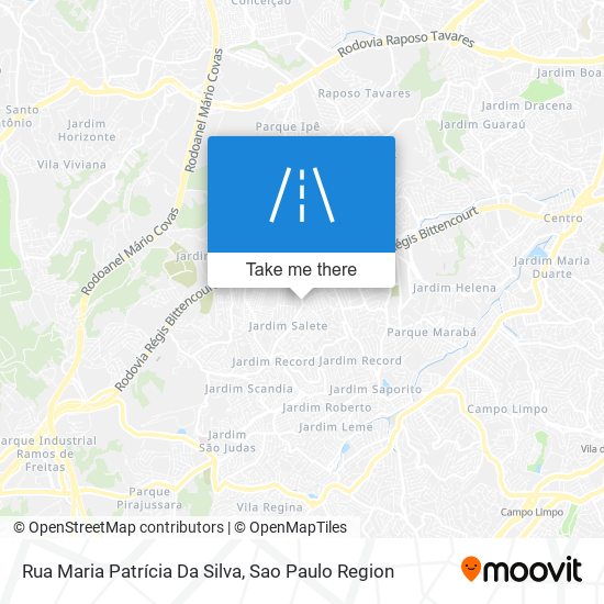 Rua Maria Patrícia Da Silva map