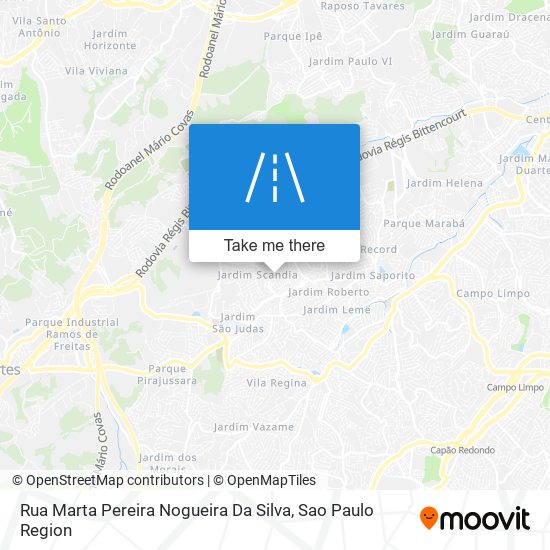 Mapa Rua Marta Pereira Nogueira Da Silva