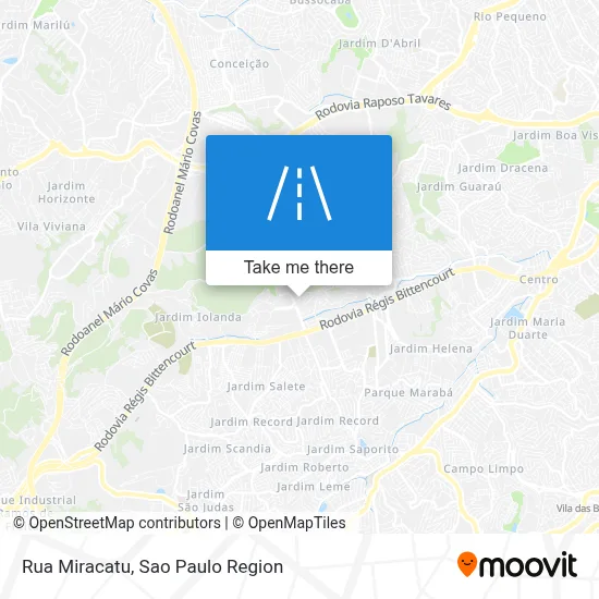 Rua Miracatu map