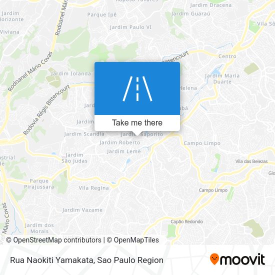 Rua Naokiti Yamakata map