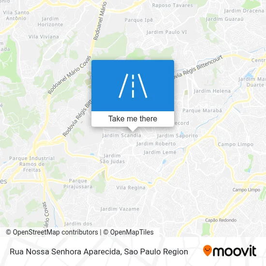 Rua Nossa Senhora Aparecida map