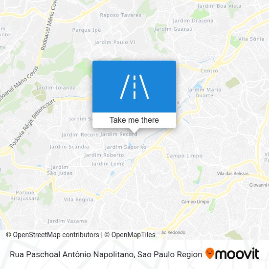 Rua Paschoal Antônio Napolitano map