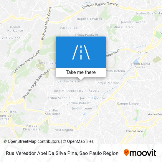 Rua Vereador Abel Da Silva Pina map