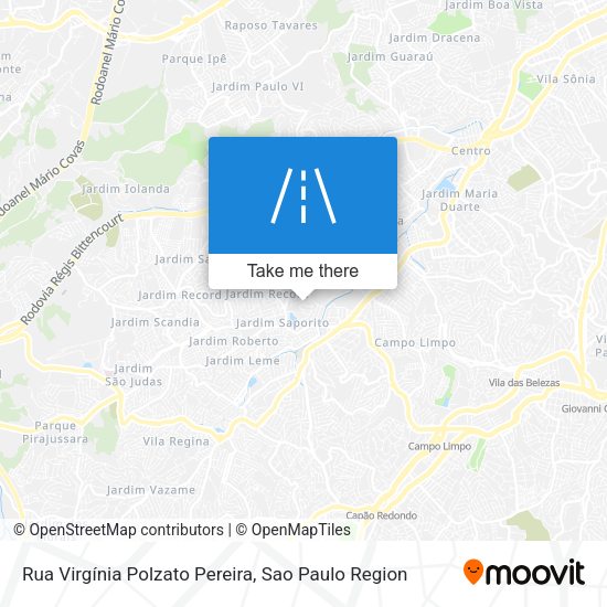 Rua Virgínia Polzato Pereira map