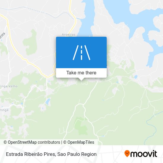 Estrada Ribeirão Pires map