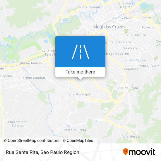 Rua Santa Rita map