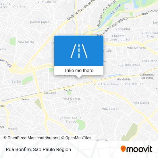 Rua Bonfim map