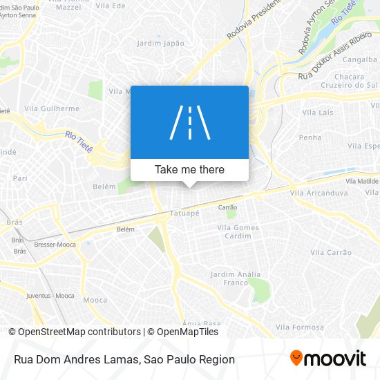 Rua Dom Andres Lamas map