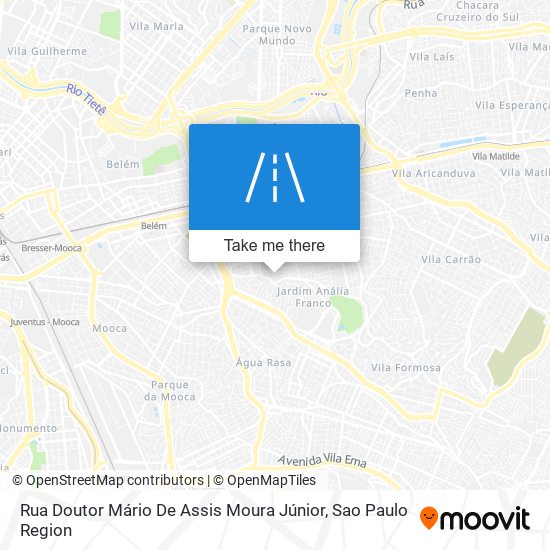 Mapa Rua Doutor Mário De Assis Moura Júnior