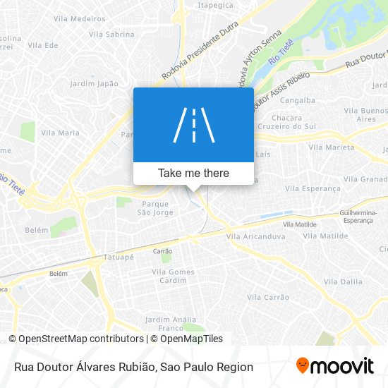 Rua Doutor Álvares Rubião map